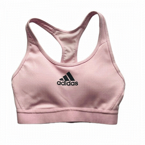 ADIDAS don’t rest alphaskin padded sports bra mesh racerback pastel pink size XS